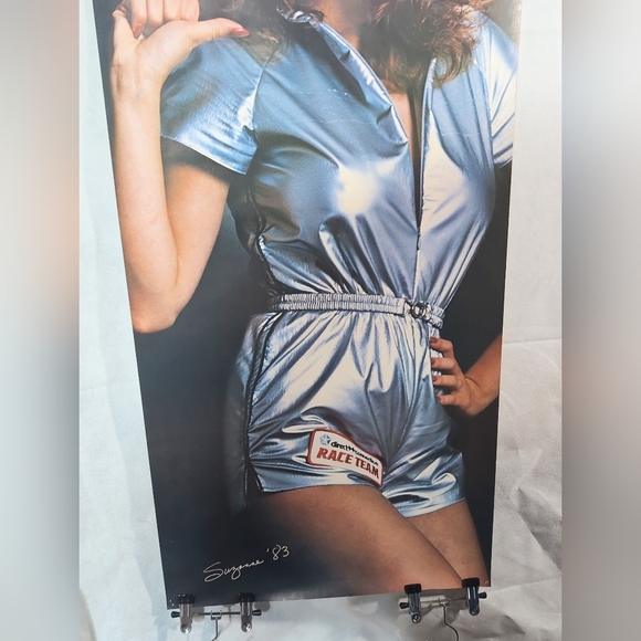 Vintage Miss Direct Connection Suzanne 1983  Dodge Plymouth Racing Poster - Picture 4 of 6